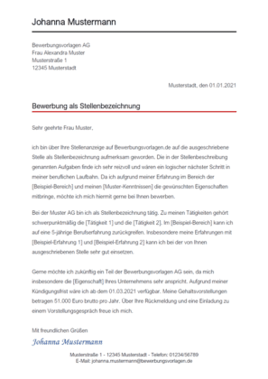 Bewerbung Justizfachangestellte / Justizfachangestellter